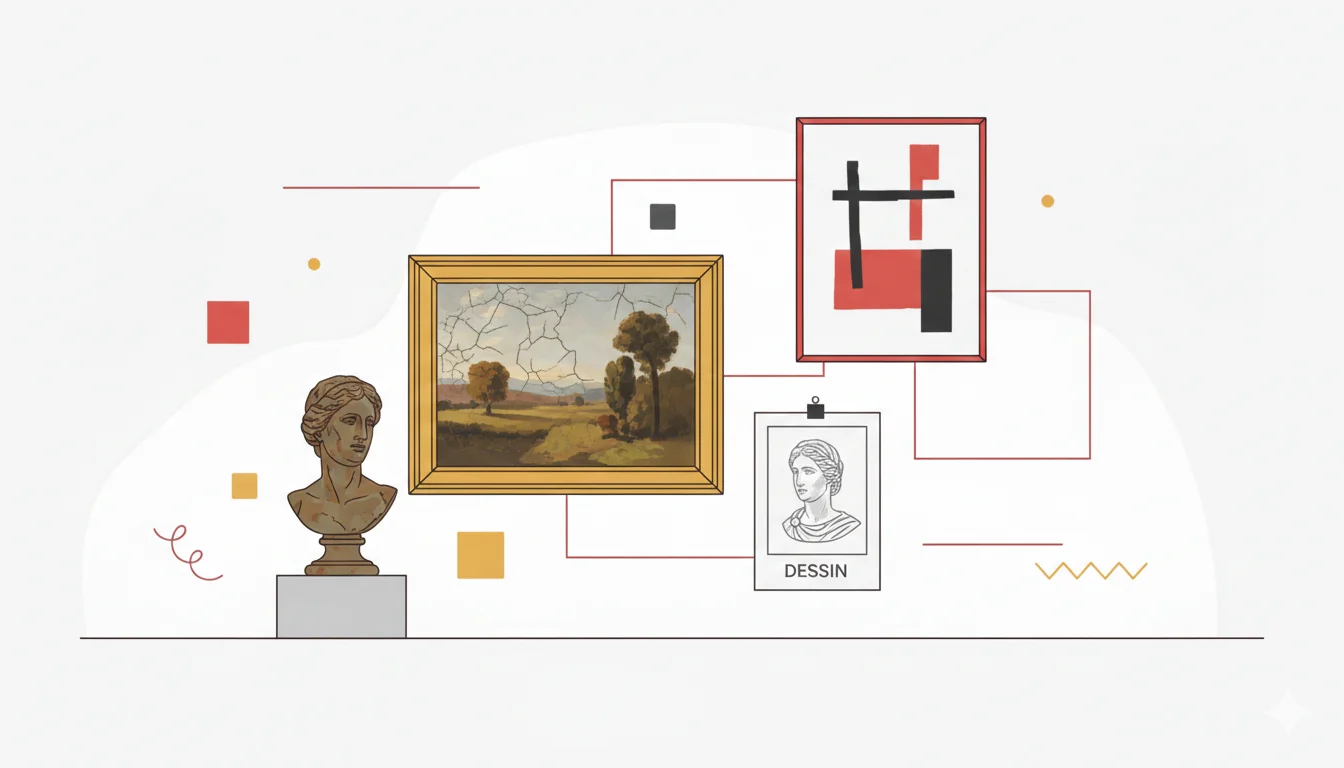tableaux dessins sculptures